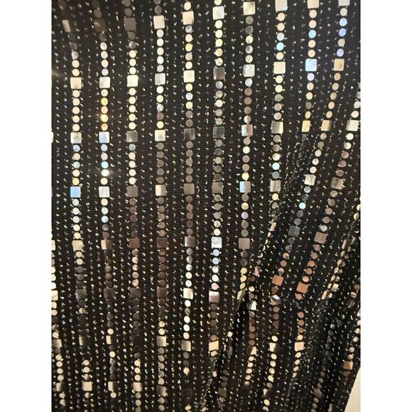 Aqua Women's Mini Dress Black Silver Size 0 Party - Picture 13 of 13